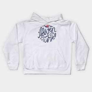 Adventure Typo Kids Hoodie